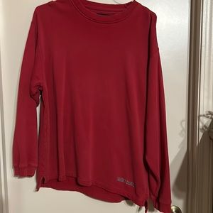 Eddie Bauer sweat shirt.